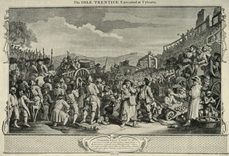 'On The Road To Tyburn', 1747, (1925). Creator: William Hogarth.