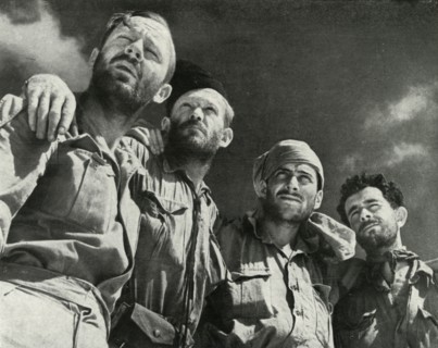 'As the Germans thrust at Alamein, these four men walked into the British lines', c1942-1943, (1945) Creator: Unknown.