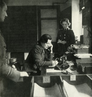 'A Station Intelligence Room', c1943. Creator: Cecil Beaton.
