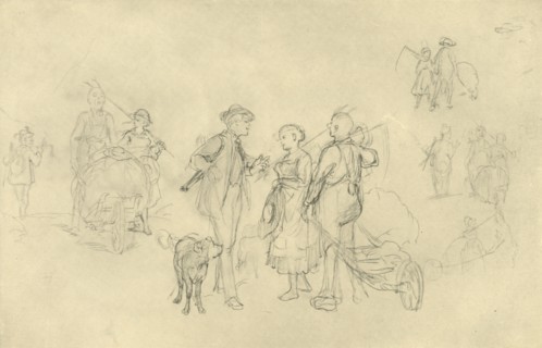 'Verabredetes Rendezvous', mid-late 19th century, (c1924). Creator: Carl Spitzweg.
