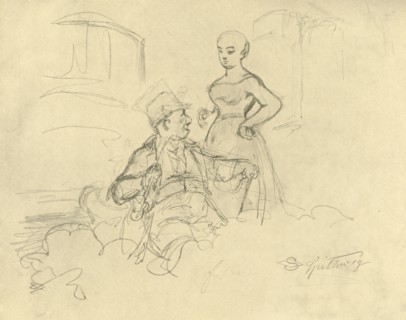 '"Was ist gefälllig?"', mid-late 19th century, (c1924).  Creator: Carl Spitzweg.