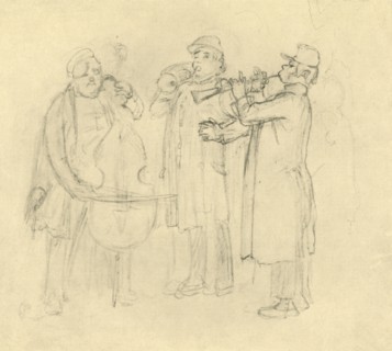 'Bettelmusikanten', mid-late 19th century, (c1924).  Creator: Carl Spitzweg.