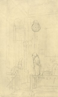 'Der Kaktusfreund', mid-late 19th century, (c1924).  Creator: Carl Spitzweg.