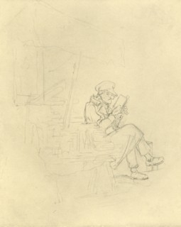 'Der Antiquar', mid-late 19th century, (c1924). Creator: Carl Spitzweg.