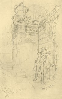 'Malvolios Enkel', mid-late 19th century, (c1924). Creator: Carl Spitzweg.