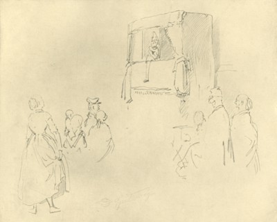 'Kasperltheater I', mid-late 19th century, (c1924).  Creator: Carl Spitzweg.