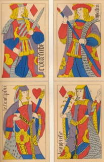 Playing cards, 16th century?, (1849). Creator: E Hauger.
