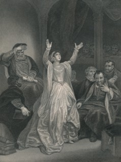 'Condemnation of Anne Boleyn', (mid 19th century). Creator: George C Finden.