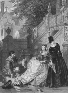 'Scene From Sir Walter Scott's Kenilworth. Wayland, Amy Robsart & Janet', 1834.  Creator: E Smith.