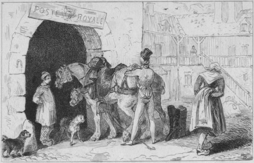 'A French Post-House', late 18th-early 19th century.  Creator: Unknown.