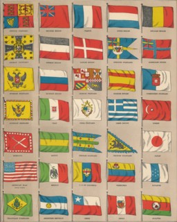 Flags of the world, 1889. Creator: W & AK Johnston.