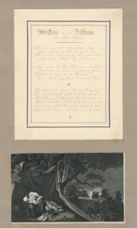 'Lines written in an Album, at Malta', c1812. Creator: Unknown.