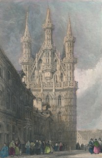 'Hotel De Ville, Louvain', 19th century.  Creator: W Wallis.