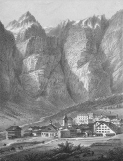 'Louesch (Valais)', 19th century.  Creator: A Cuvillier.