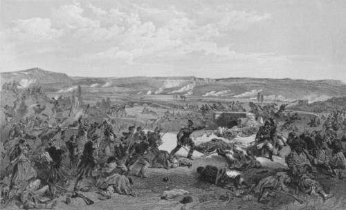 'Battle of the Tchernaya, 16th August 1855'.  Creator: RM Bryson.