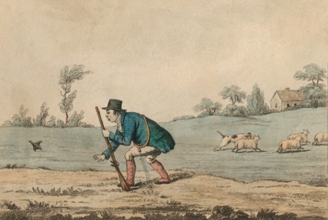 Shooting scene, 1813. Creator: Unknown.