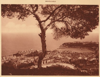 'Panorama of Monte-Carlo taken from the Turbie Road', 1930. Creator: Unknown.