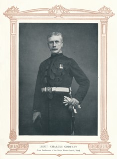 'Lieut. Charles Godfrey', 1910. Creator: Elliott & Fry.