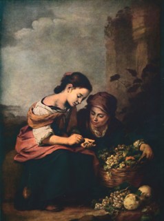 'Fruit-Sellers Counting Their Money', 1618, (1914). Creator: BartolomÃ© Esteban Murillo.