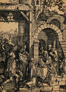 'Anbetung der Konige', ('Adoration of the Kings'), 1503-1504. Creator: Albrecht Durer.