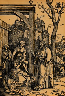 'Christi Abschied von seiner Mutter.', ('Christ Taking Leave of His Mother'), 1504-1505. Creator: Albrecht Durer.