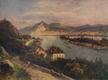 'Rolandseck - Insel Nonnenwerth und Siebenebirge', 1923. Creator: Nikolai of Astudin.