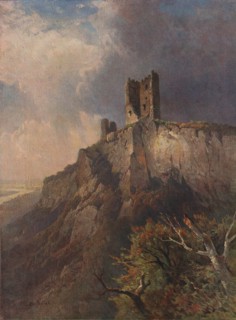 'Der Drachenfels', 1923. Creator: Nikolai of Astudin.