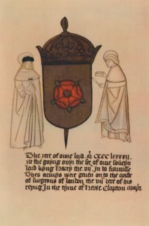 'Saint Cosimo and Saint Damian, Patron Saints of the Barber-Surgeons', 15th century, (1948).  Creator: Unknown.