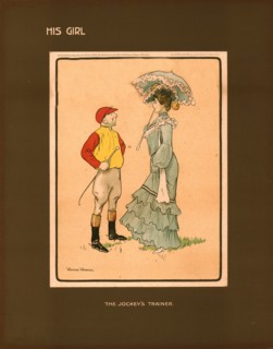 His Girl, The Jockey's Trainer.  Creator: Victor Venner.