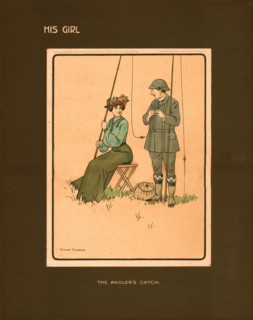 His Girl, The Angler's Catch.  Creator: Victor Venner.