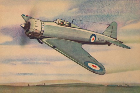 'Gloster F.5/34 Fighter Monoplane', c1944. Creator: Unknown.