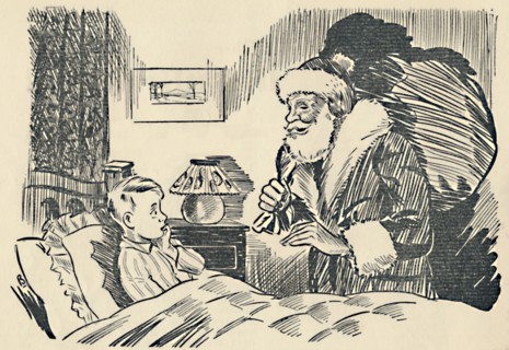 Illustration from 'The Mystification of Santa Claus', 1936. Creator: Unknown.