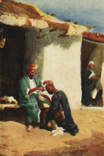 'Shaving The Head - Acts xxi 24', c1924. Creators: James Clark, Henry A Harper.