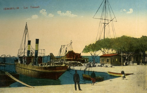 'Ismailia - Lac Timsah', c1918-c1939. Creator: Unknown.