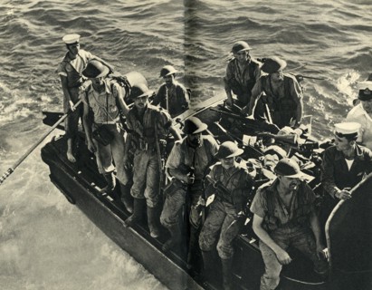 Return of a landing party of Royal Marines, World War II, c1939-c1943 (1944). Creator: Unknown.