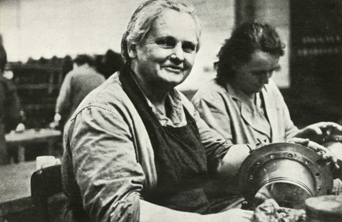Women aircraft maintenance and repair workers, South Wales, World War II, c1939-c1944 (1946). Creator: Unknown.
