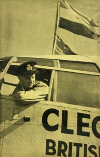 Back cover of "Merchant Airmen", 1946. Creator: Unknown.