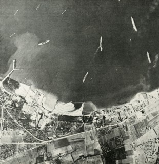 British warships off the Maltese coast, World War II, 1940-1942 (1944). Creator: Unknown.