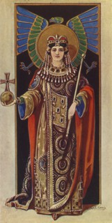 'The Empress Irene (A.D. 797-802)', 1924. Creator: Herbert Norris.