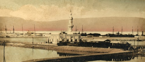 'Canal of Suez - The Station of Terreplain', c1918-c1939. Creator: Unknown.