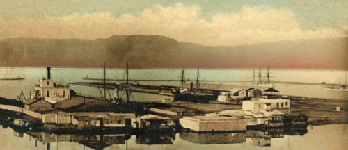 'Suez - The Docks', c1918-c1939. Creator: Unknown.