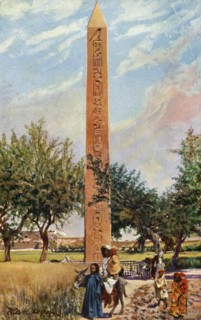 'Cairo: The Obelisk of Eliopolis', c1918-c1939. Creator: Unknown.