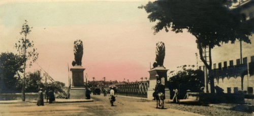 'Cairo: The Kasr - El - Nile Bridge', c1918-c1939. Creator: Unknown.