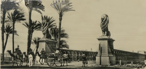 'Cairo - Kasr-El-Nil Bridge', c1930-c1939. Creator: Unknown.