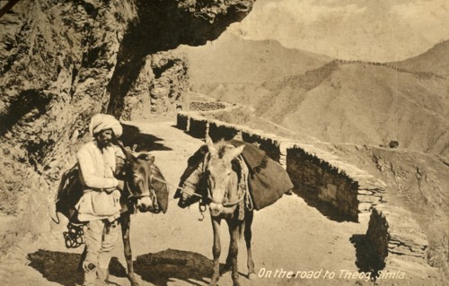 'On the road to Theog, Simla', c1918-c1939. Creator: Unknown.