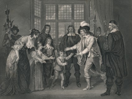 'The Interview of Charles I With His Children', 1649, (early-mid 19th century).  Creator: J Rogers.