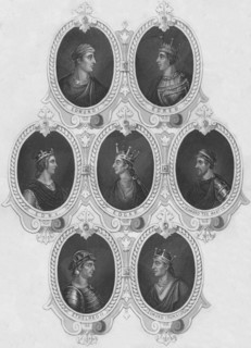 'Portraits from Ancient Coins', (mid 19th century).  Creator: Unknown.
