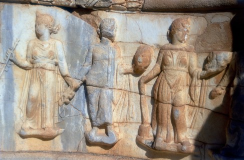 Three Muses, Sabratha, Libya, c161-c192 AD.