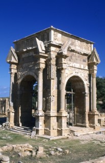 Severan Arch, Leptis Magna, Libya, c203 AD.