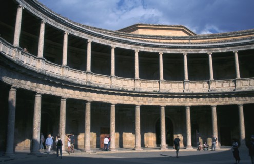 Palace of Charles V, Alhambra, Granada, Andalusia, Spain